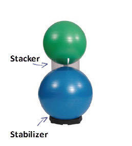 Pilatesball Stacker , Fp 3st.