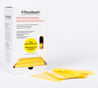 Thera Band Småpack 30x1.5m Gul
