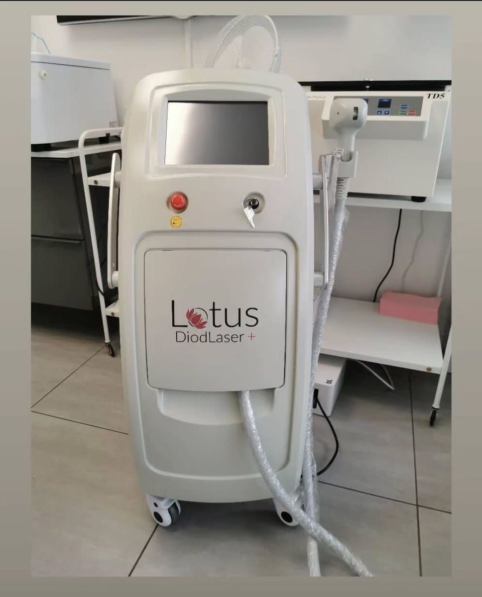 Lotus Diodlaser för permanent hårborttagning -professionellt bruk