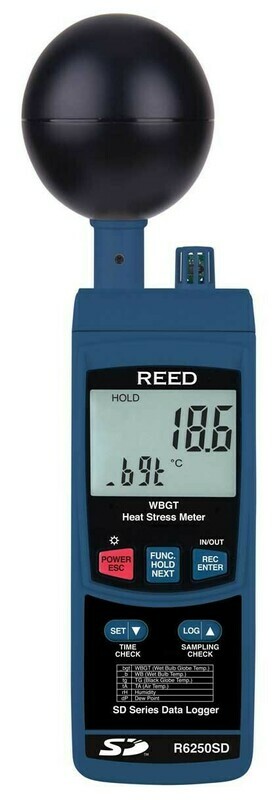 Data Logging Heat Stress Meter Model R6250SD