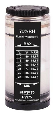 Humidity Calibration Standard, 75% Model R9975