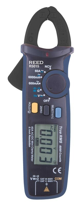 60A True RMS AC/DC Clamp Meter with NCV Model R5015