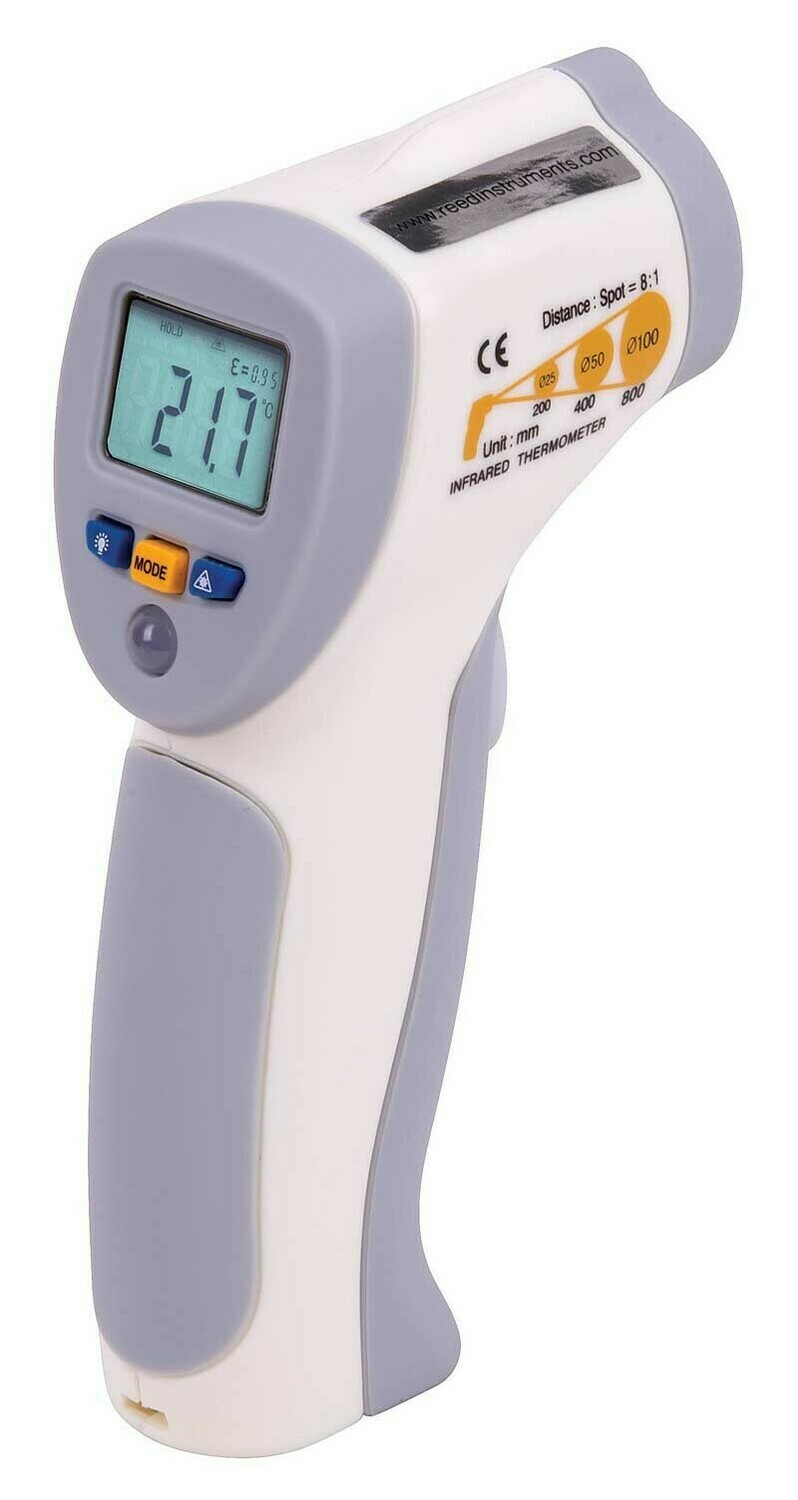 Food Service Infrared Thermometer, 8:1, 392F (200C) Model FS-200