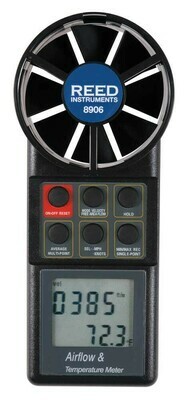 Vane Thermo-Anemometer with Air Volume Model 8906
