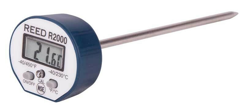 Stainless Steel Digital Stem Thermometer Model R2000