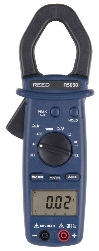 1000A True RMS AC/DC Clamp Meter Model R5050