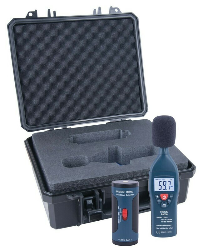 Sound Level Meter and Calibrator Kit Model R8050-KIT