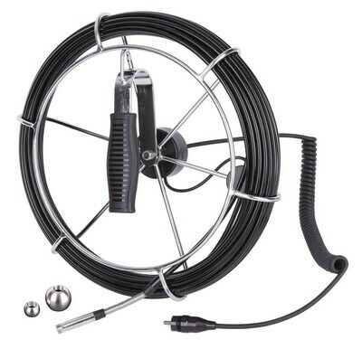 9.8mm Camera Head on 65.6' (20m) Cable Reel for R8500 Model R8500-20M