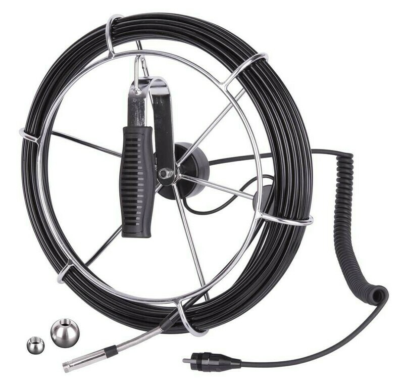9.8mm Camera Head on 65.6' (20m) Cable Reel for R8500 Model R8500-20M