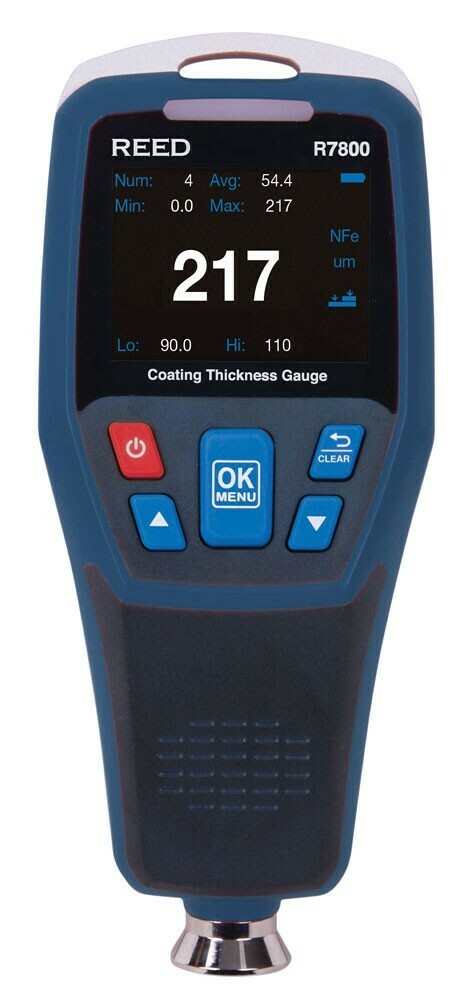 Coating Thickness Gauge w Integrated Probe Model R7800