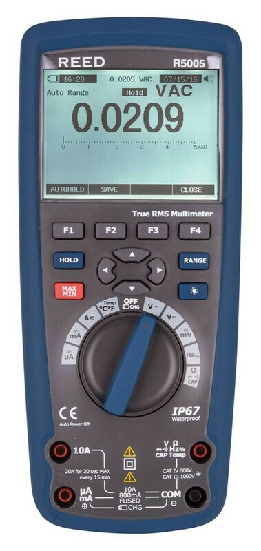 True RMS Industrial Multimeter with Bluetooth Model R5005
