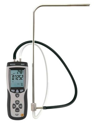 Pitot Tube Anemometer / Differential Manometer with Air Volume Model R3001
