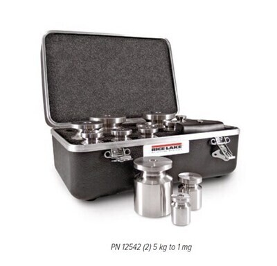 5 kg Calibration Weight Set, ASTM Class 5 Model RLCW5KG