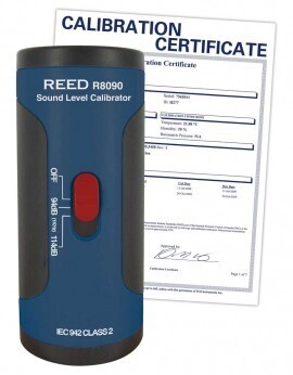 REED R8090-NIST Sound Level Calibrator, includes ISO Certificate