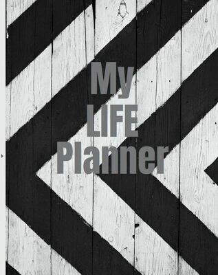LIFE PLANNER: BLACK AND WHITE ARROW
