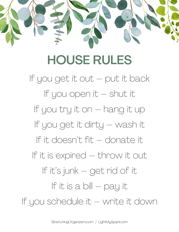 HOUSE RULES