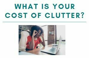 COST OF CLUTTER WORKSHEET