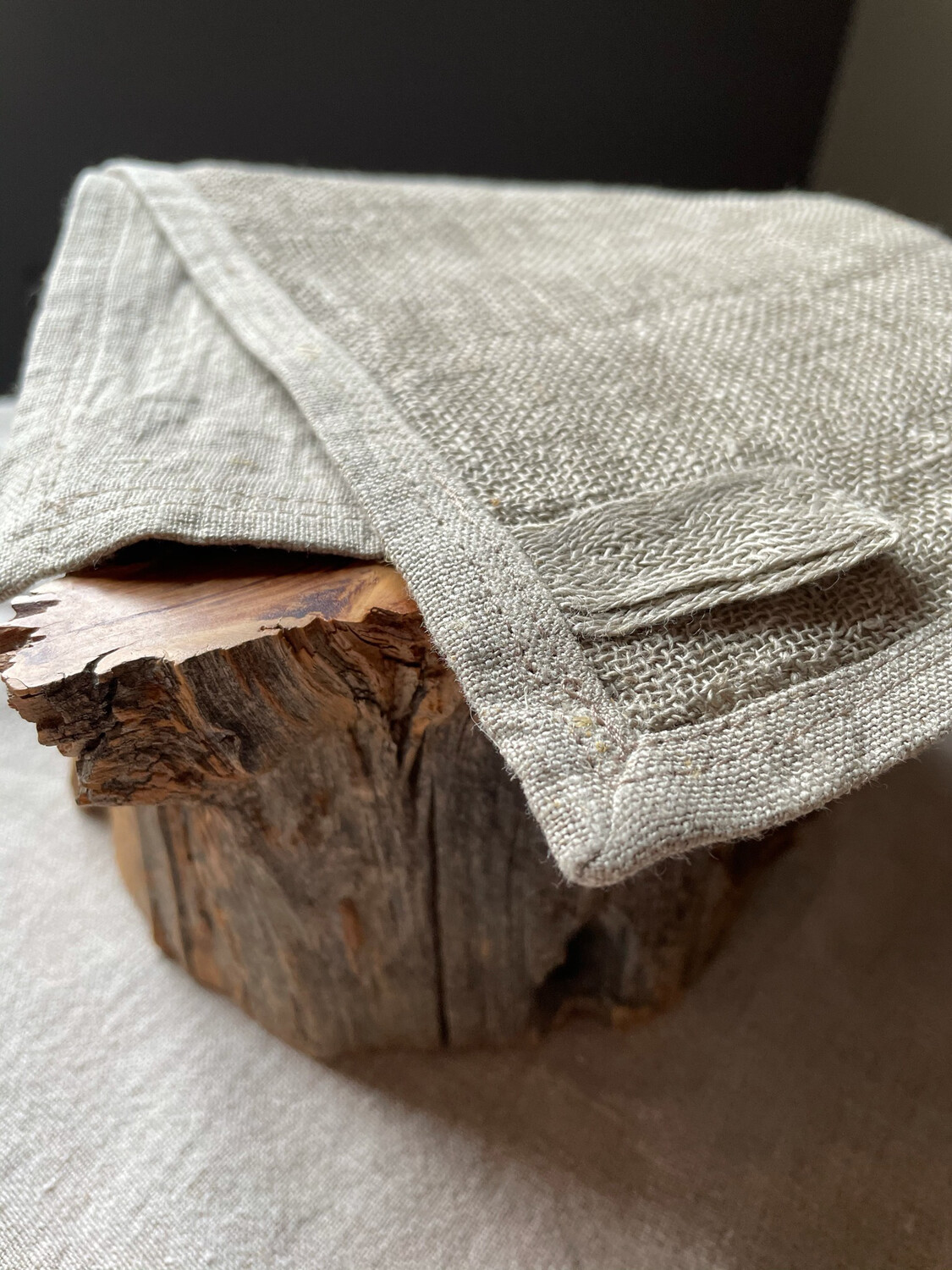 Face Wash Cloth. Two-Ply Linen Exfoliating for Beautiful Smooth Clear Skin. Makeup towel