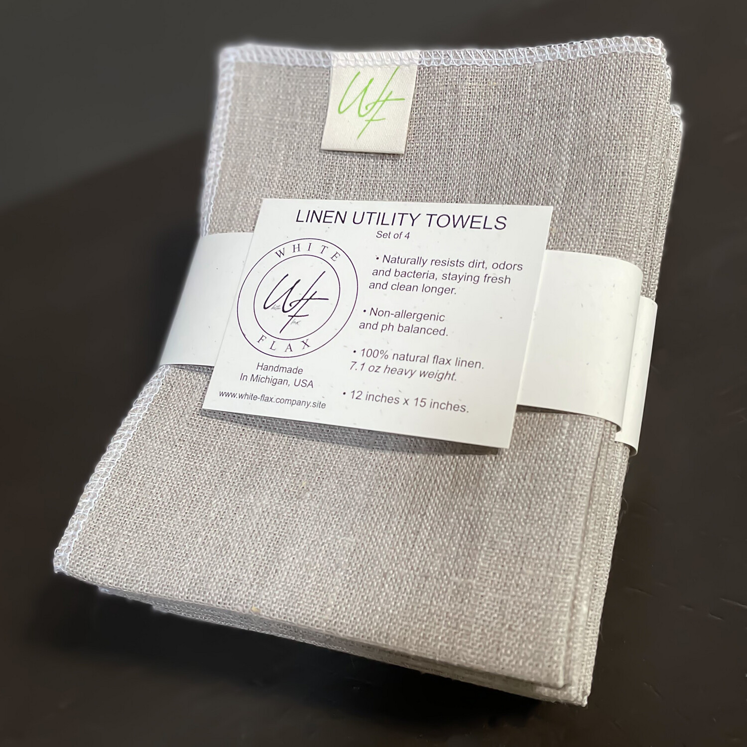 Linen Utility Towel (4 Pack)