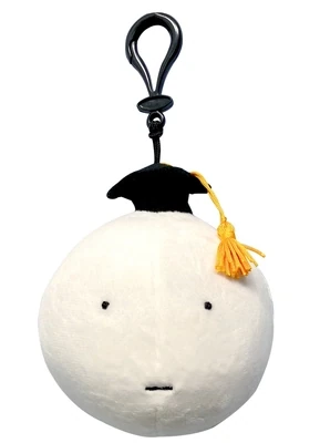 Assassination Classroom | Koro-sensei's Head (White) | Plush Keychain