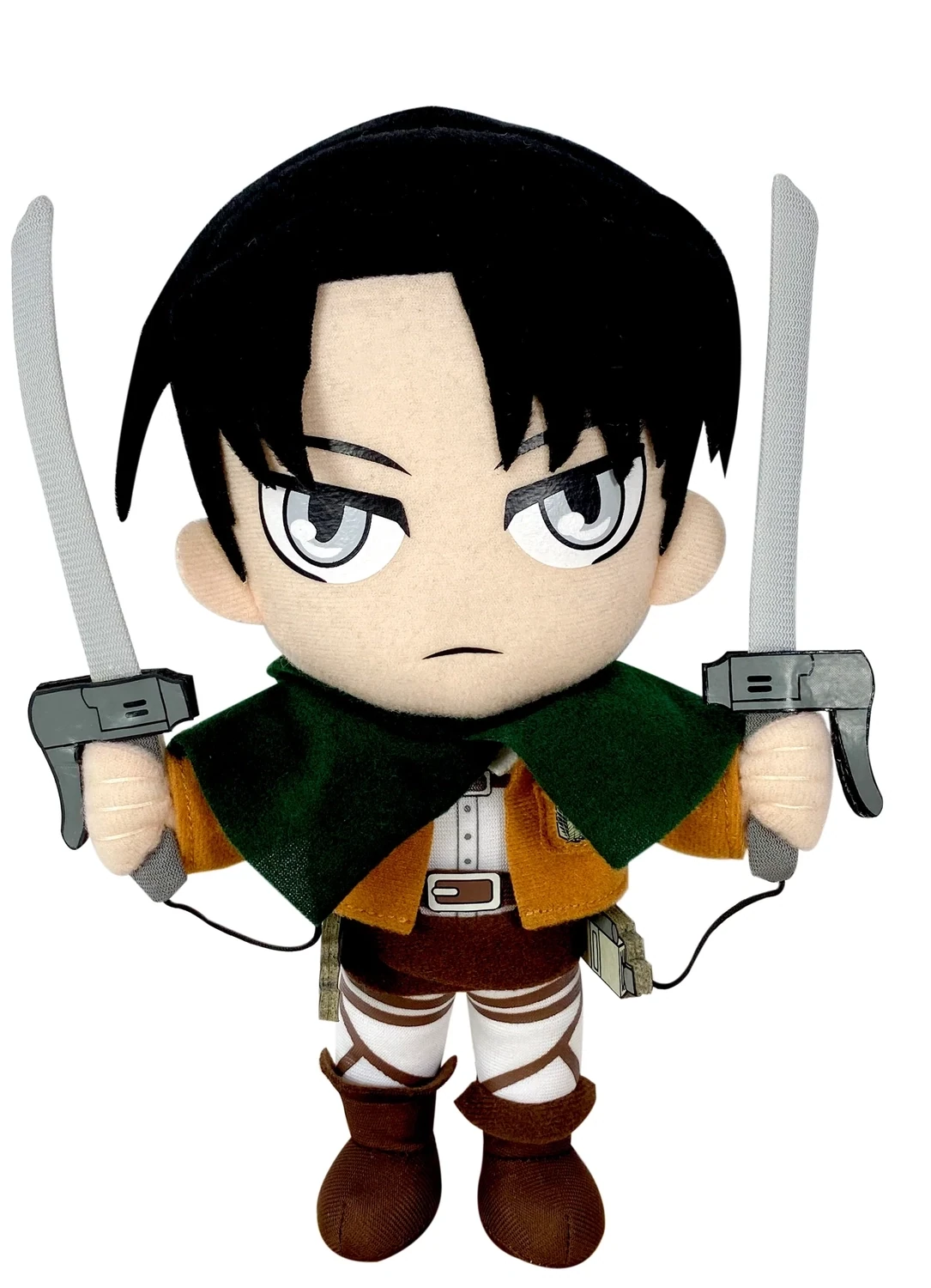 Attack On Titan | Levi Ackerman - Wielding His Twin Swords | 8'' Plush