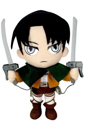 Attack On Titan | Levi Ackerman - Wielding His Twin Swords | 8" Plush