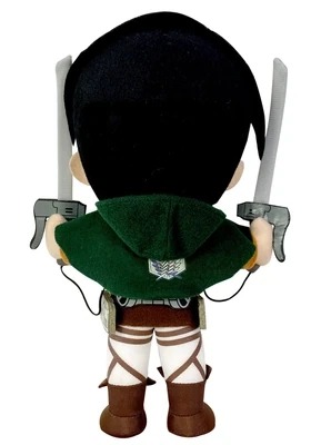 Attack On Titan | Levi Ackerman - Wielding His Twin Swords | 8'' Plush