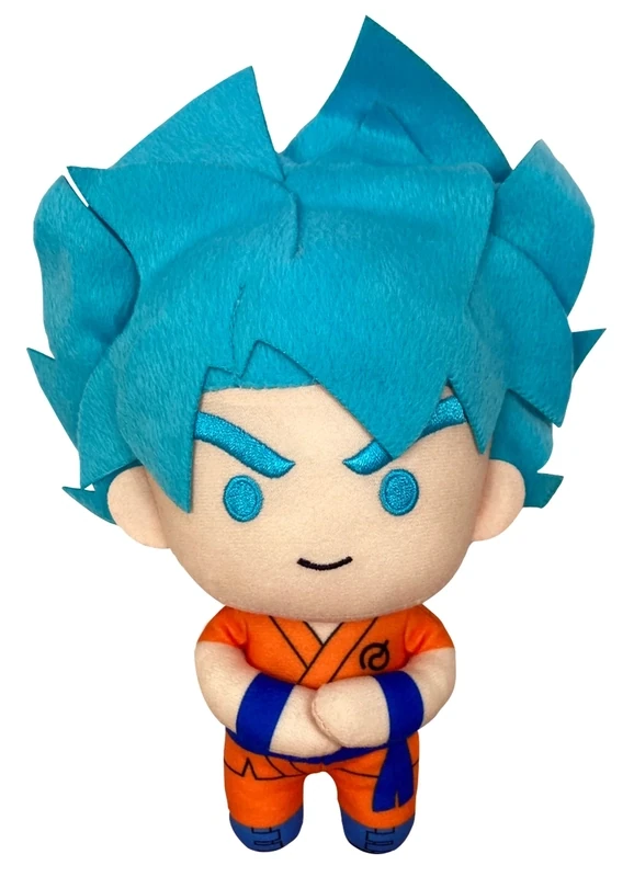 Dragon Ball Super | Goku Son (Super Saiyan Blue Form, SD Style) | 6.5" Plush