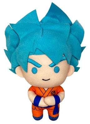 Dragon Ball Super | Goku Son (Super Saiyan Blue Form, SD Style) | 6.5" Plush