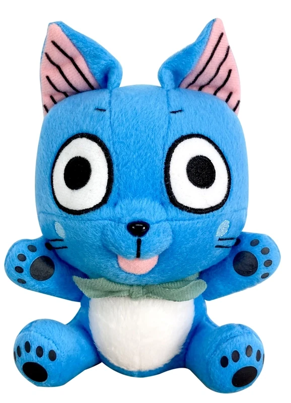 Fairy Tail | Happy - Green Backpack | 5" Sitting Plush
