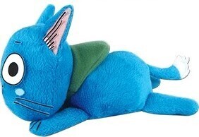 Fairy Tail | Happy - Green Backpack | 4'' Prone Plush