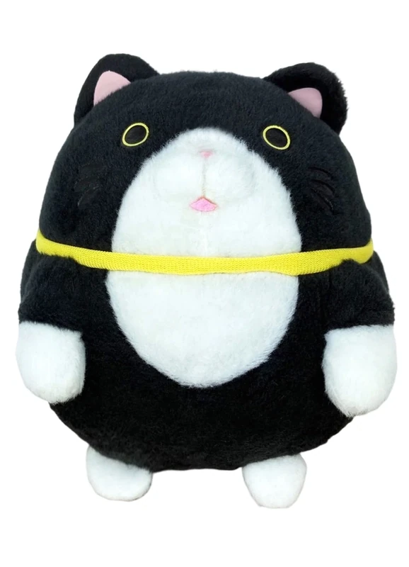 Miscellaneous | Chubby Cat (Black & White) | 5'' Plush