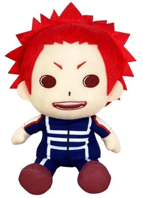 My Hero Academia | Eijiro Kirishima/Red Riot - Sportwear | 7" Sitting Chibi Plush