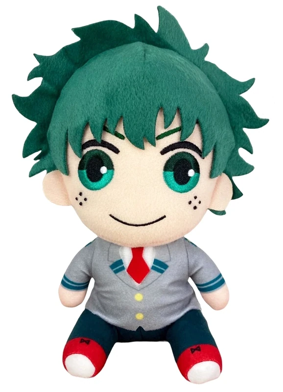 My Hero Academia | Deku/Izuku Midoriya (Chibi) - School Uniform | 7" Sitting Plush