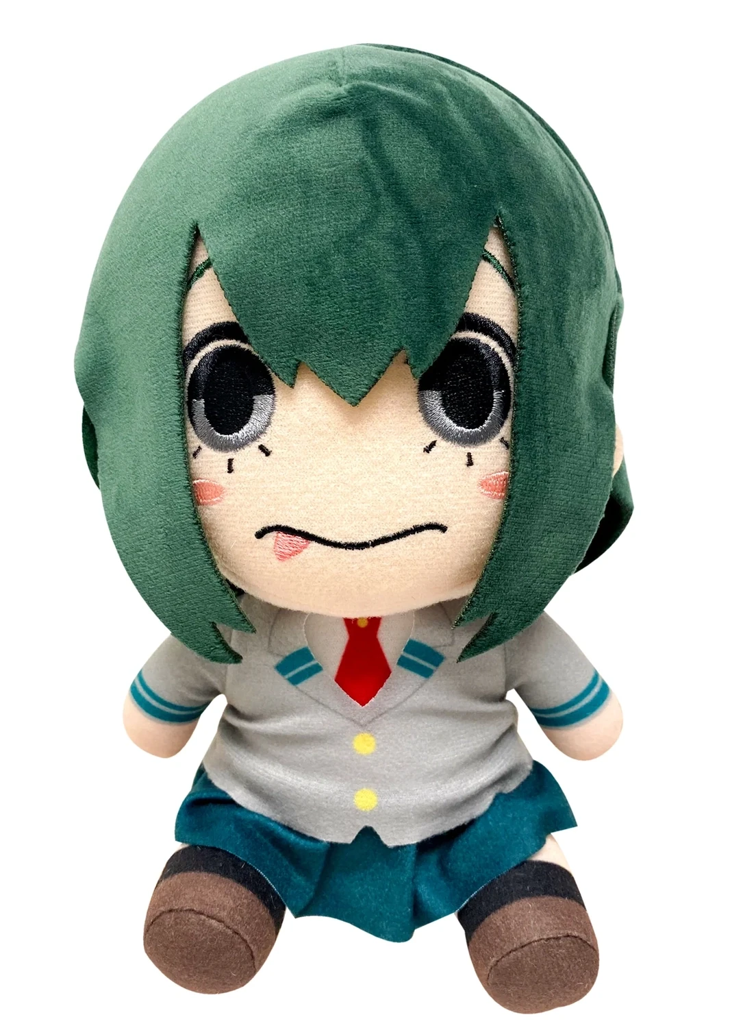 My Hero Academia | Tsuyu Asui (Chibi) - School Uniform | 7" Sitting Plush