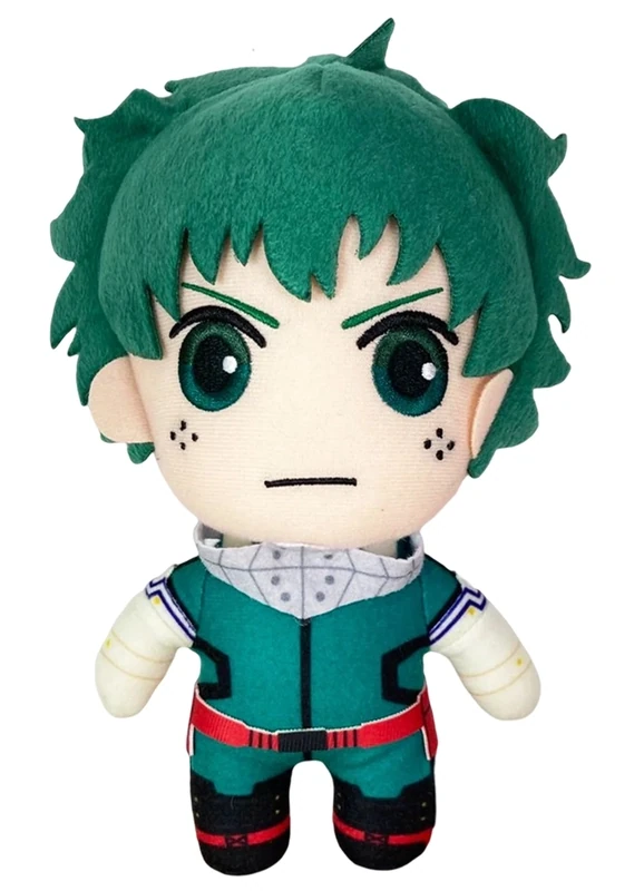 My Hero Academia | Deku/Izuku Midoriya (Gamma Hero Suit, Chibi Style) - Serious | 8" Plush