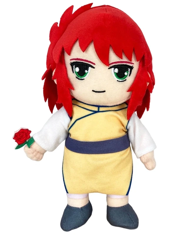 Yu Yu Hakusho | Yoko Kurama - Holding A Rose | 8" Adjustable Plush