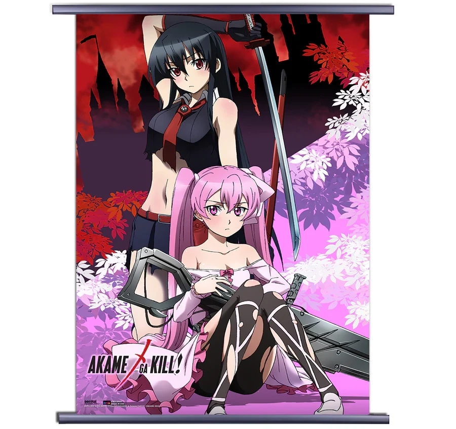 Akame Ga Kill | Akame & Mine | 18+ Wall Scroll