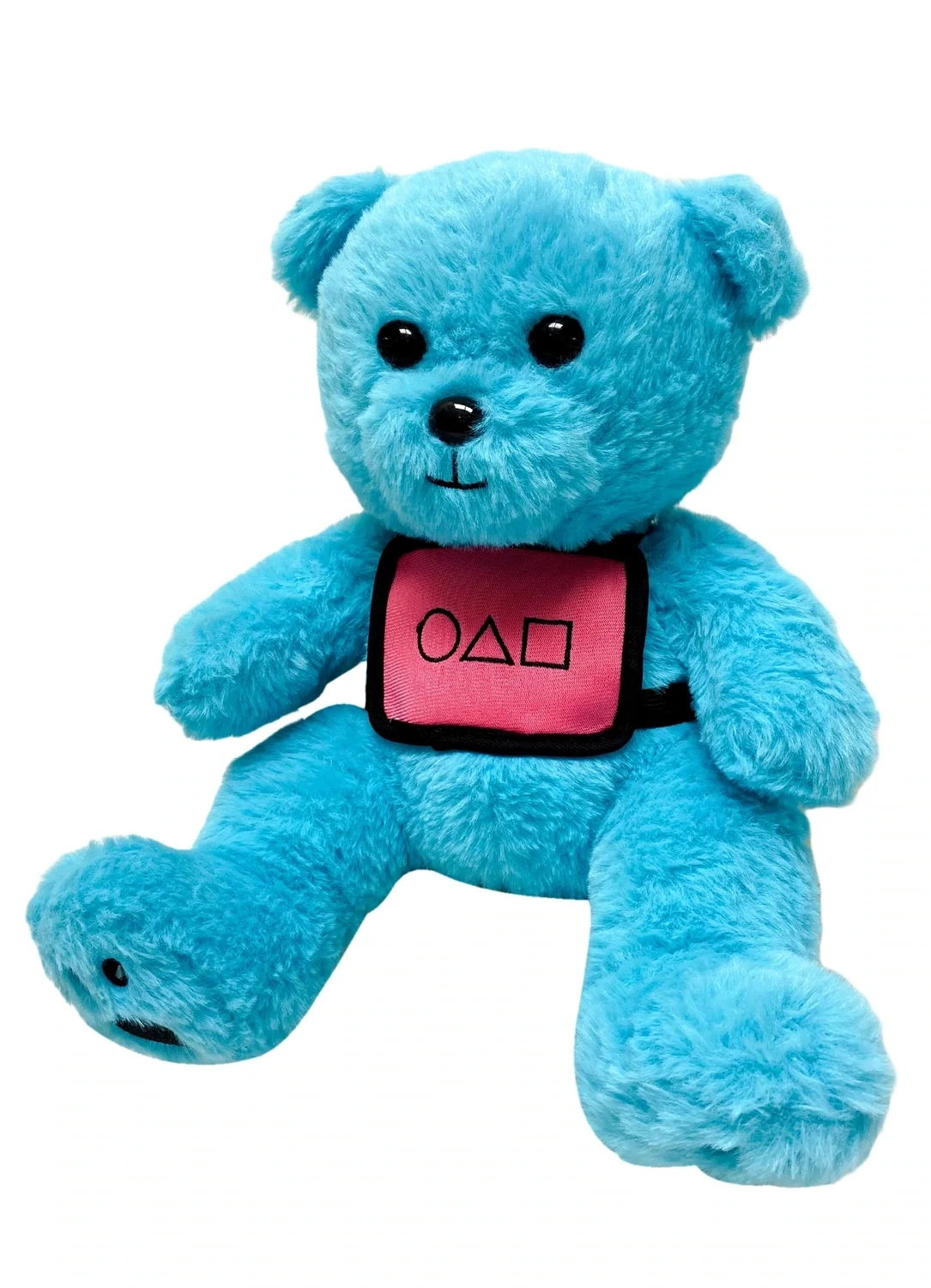 Squid Game | Teddy Bear - Card Logo | 10'' Sitting Plush