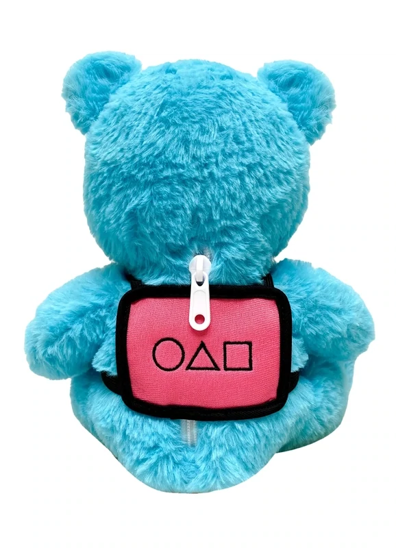 Squid Game | Teddy Bear - Card Logo | 10'' Sitting Plush