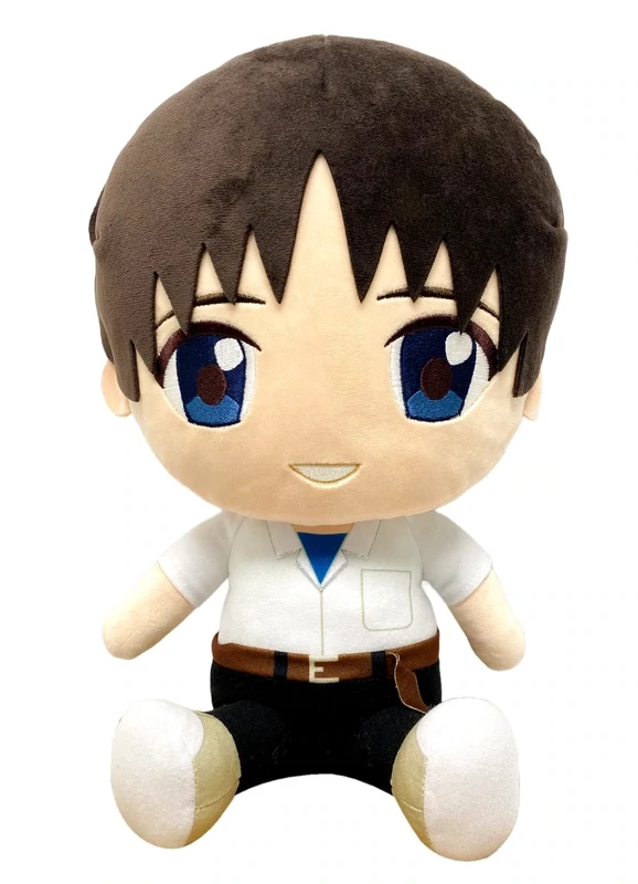 Evangelion: 3.0+1.0 | Shinji Ikari - School Uniform | 12" Sitting Plush