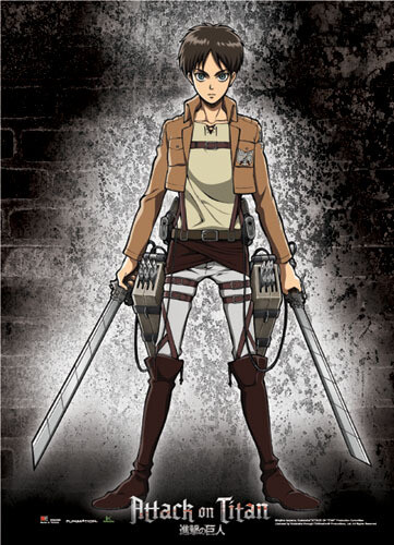Attack On Titan | Eren Yeager - Framed In Shadows | Wall Scroll