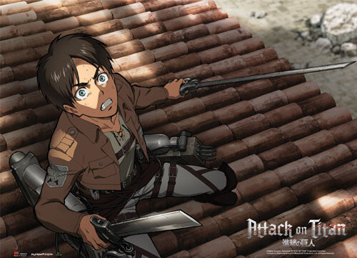 Attack On Titan | Eren Yeager - Shaken | Wall Scroll