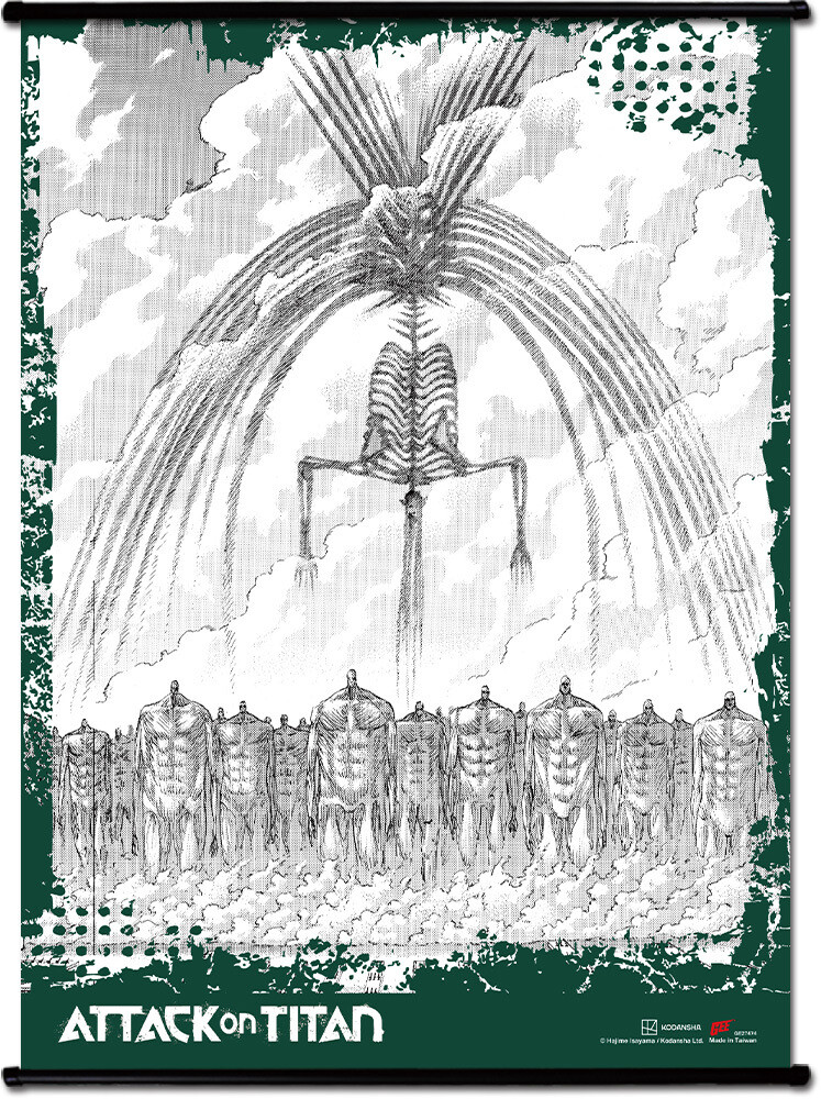 Attack On Titan (Manga) | Eren Yeager (Founding Titan Form) - The Rumbling | Wall Scroll