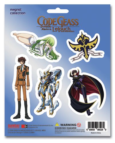 Code Geass | Main Characters | Magnet Set - Home - The Starlite Dungeon