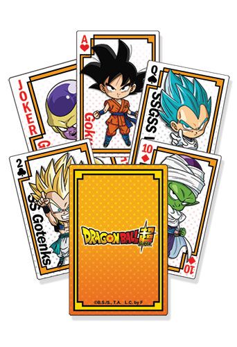 Dragon Ball Super - Resurrection F Saga | Main Characters (Chibi) | Playing Cards