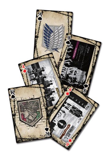 Attack On Titan | Corps Insignias, Wall Emblems, & Other Artwork | Playing Cards