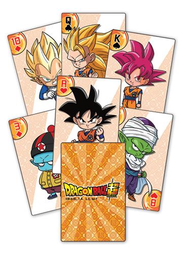 Dragon Ball Super | Main Characters (Chibi) | Playing Cards