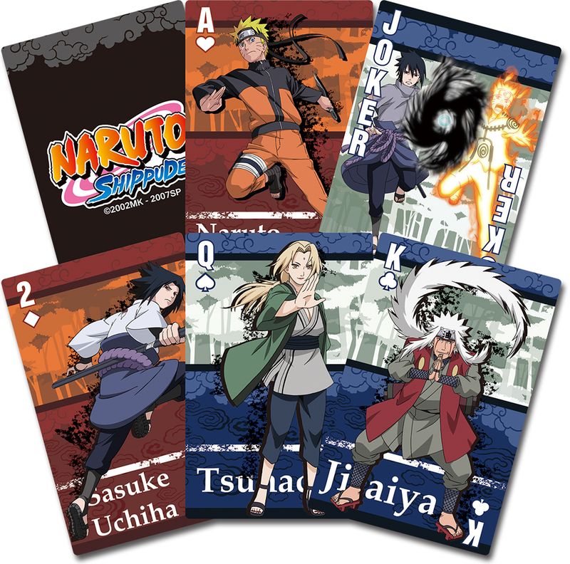 Naruto: Shippuden | Character Group Cloud | Playing Cards
