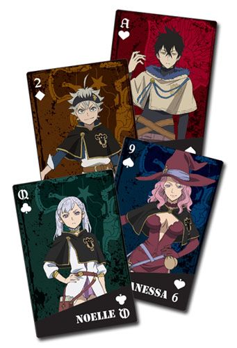 Black Clover | Main Characters | Playing Cards